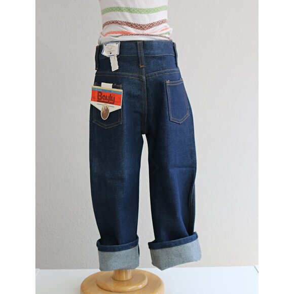 Deadstock, 1970's Vintage Bayly Dark Wash Jeans Kid's Size 5 to 6 Extra Small XS - Picture 7 of 10